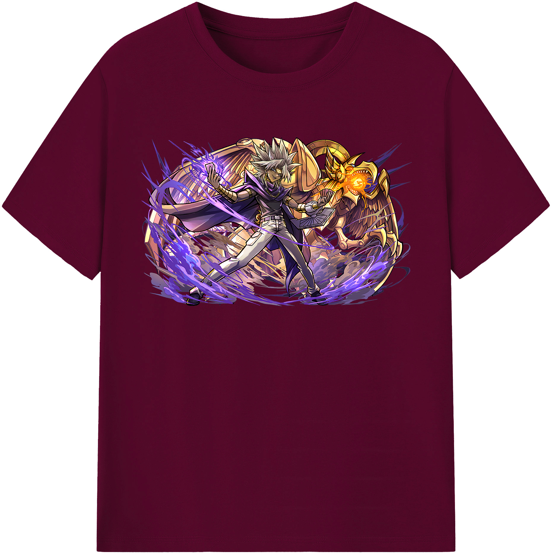（画像用） 遊☆戯☆王 Yu-Gi-Oh! レディースカジュアルプリントTシャツ（綿100％）